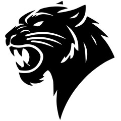 Panther logo silhouette