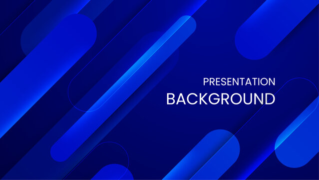 blue minimalist geometric background for business presentation  and ads