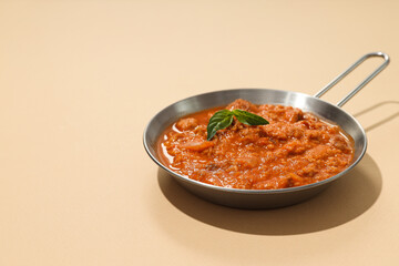 Bolognese sauce, concept of tasty and delicious food