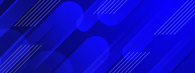 minimalist blue geometric background for creative banner websites and ads