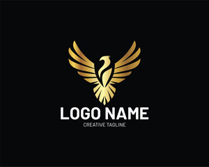 Phoenix bird illustration logo
