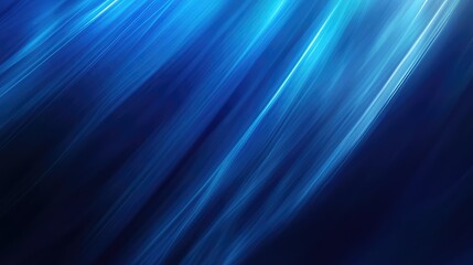 Obraz premium Abstract blue light streaks creating a dynamic background with smooth gradients, conveying energy, depth, and tranquility in a modern design for various creative uses