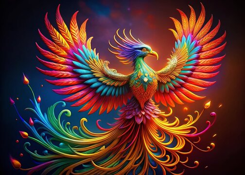 Phoenix Bird Silhouette: A Symbol of Rebirth and Renewal