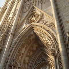 Obraz premium Ornate stone archway detail