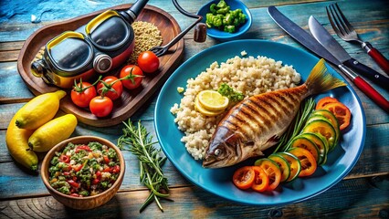 Preparing for a Deep Sea Dive: Fueling Up with a Hearty Pre-Dive Meal