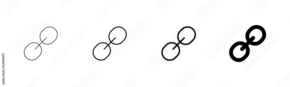 Poster external link symbol icon vector. link icon isolated on white background. link vector icon. hyperlin