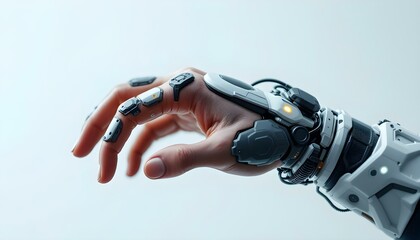 Advanced Robotic Hand Prosthetic Design Futuristic Technology