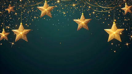 christmas background with stars