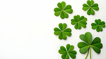 four leaf clover isolated
