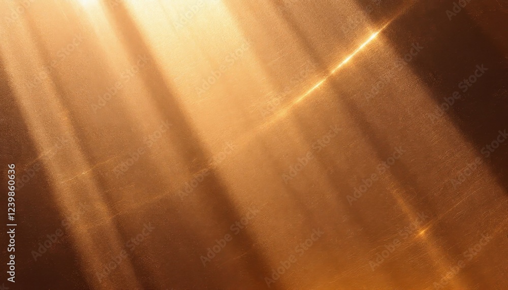 Poster abstract golden light rays creating a warm illuminated background