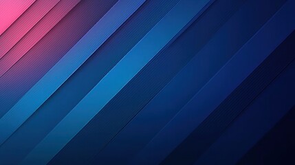 Obraz premium Abstract Blue Background with Diagonal Lines and Copy Space