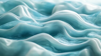 Fototapeta premium Abstract Blue Waves Texture Background Image
