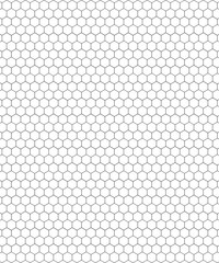 Black and white hexagon honeycomb seamless pattern stock illustration