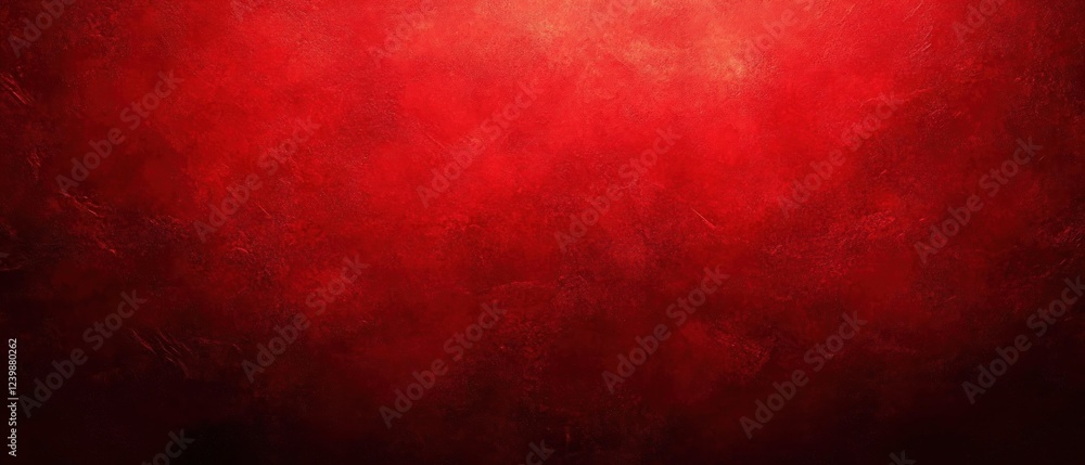 Poster textured red background abstract expressionist artwork with grunge effect and ethereal glow for chri
