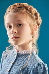 classical portrait of a girl