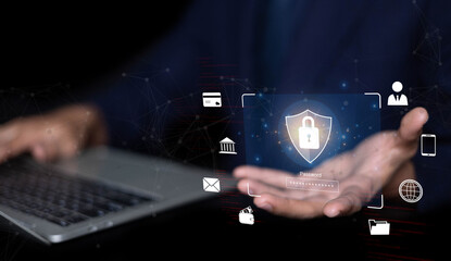 Cyber ​​Security Technology protects and safeguards computers, storing digital documents with passwords for good security, and preventing internet fraud.