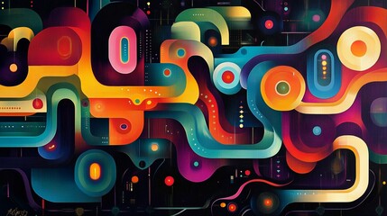 Abstract Geometry Art