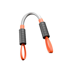 3D Fitness Jump Rope with Ergonomic Grips