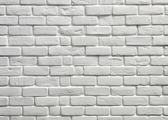White Brick Wall Texture for Seamless Architectural Backdrop