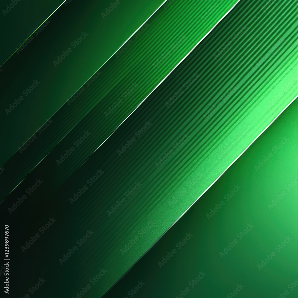 Poster abstract green lines minimalist pattern with soft light effect