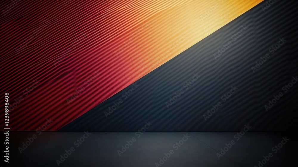 Aufkleber abstract geometric design minimalist modernism soft light subtle patterns