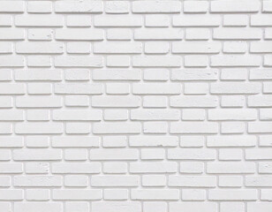 Naklejka premium Rustic White Brick Wall Background Textured Vintage Masonry Surface for Architectural Industrial Minimalist Design