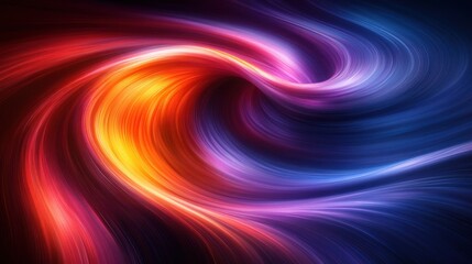 Obraz premium Abstract swirling energy vortex, cosmic background, design element