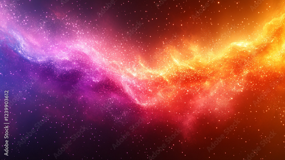 Poster a stunning vibrant abstract digital artwork with dynamic colorful pixel effects, creating an energet
