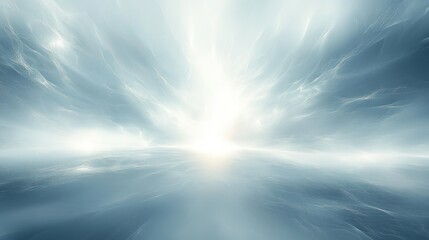 Fototapeta premium Abstract Landscape Digital Art Background with Light Beams and Modern Design