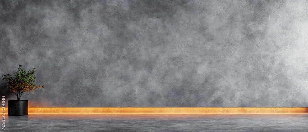 Poster gray concrete texture background with soft diffused lighting modern minimalist design