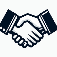 vector illustration of shaking hands