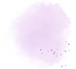 A soft, pale purple watercolor wash.