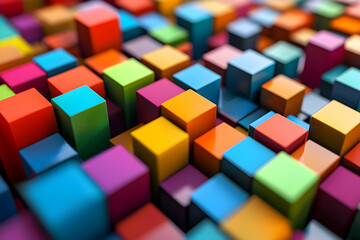 colorful cube background