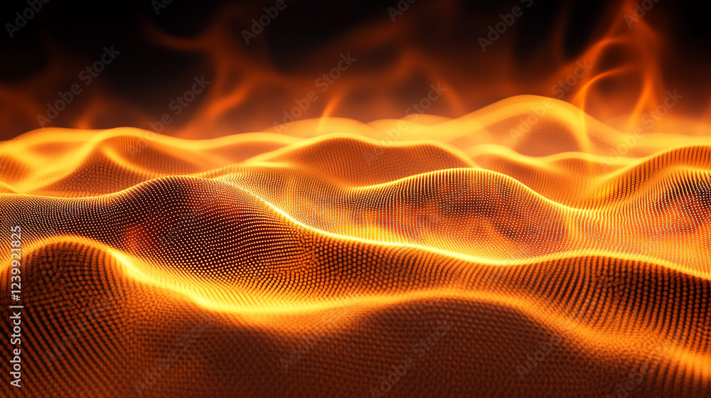 Aufkleber abstract futuristic background with dynamic light, representing innovation, technology, and data net