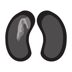 Dicot seed glyph icon