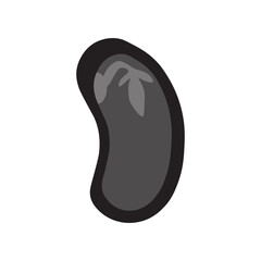 Dicot seed glyph icon
