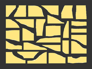 Ripped Sticky Notes Vector for Scrapbook