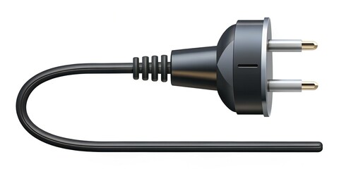 High-Depth-of-Field Stock Photo: Extension Cord and Plug Detail