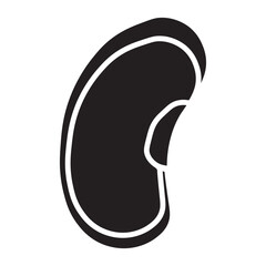 Dicot seed glyph icon