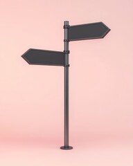 modern wayfinding sign