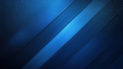 Obraz premium Abstract Blue Background with Dynamic Lines and Gradient Copy Space