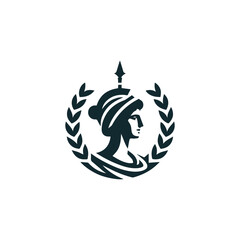Athena Goddess Logo