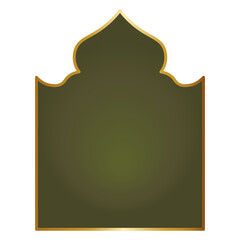 Islamic Ramadan Frame Element Illustration