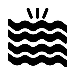 Bacon Strips glyph icon