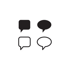 Chat icon, dialog symbol. vector Chat bubble trendy style illustration for web and app..eps