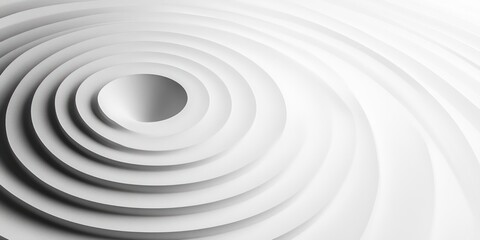 Fototapeta premium Minimalistic Concentric Circles Design with Soft Lighting Abstract Background Pattern