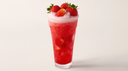Refreshing Strawberry Smoothie: A Summer Delight.