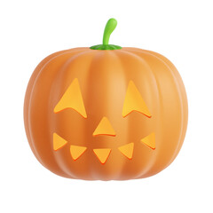 Pumpkin Halloween 3D Illustration
