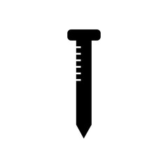 Metal, nail icon. Vector simple trendy style illustration for web and app..eps
