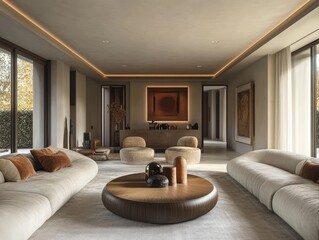 Modern Minimalist Living Room Interior Design